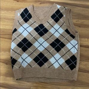 Argo styled cream cardigan/vest